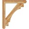 Ekena Millwork Merced Craftsman Rough Sawn Bracket, Western Red Cedar, 4"W x 32"D x 38"H BKT04X32X38MRC04RWR - alternate 4